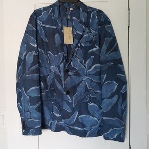Burberry Brit Mens Thin Blazer with Flowers